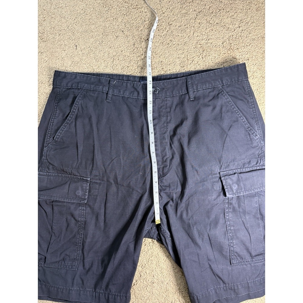 Levis Cargo Shorts Men W38 Black Ripstop Hi-Rise Utility Casual - Picture 6 of 9